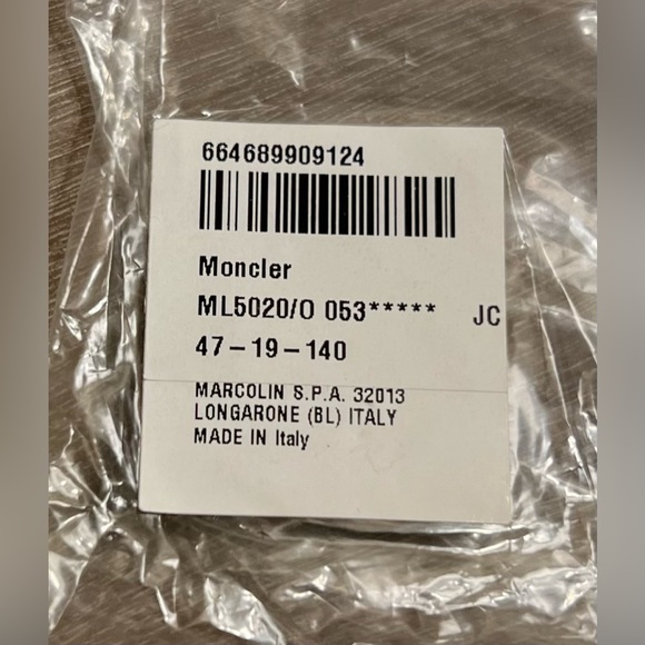 MONCLER Oval Eyeglasses Blonde Havana/Bronze - Picture 7 of 8